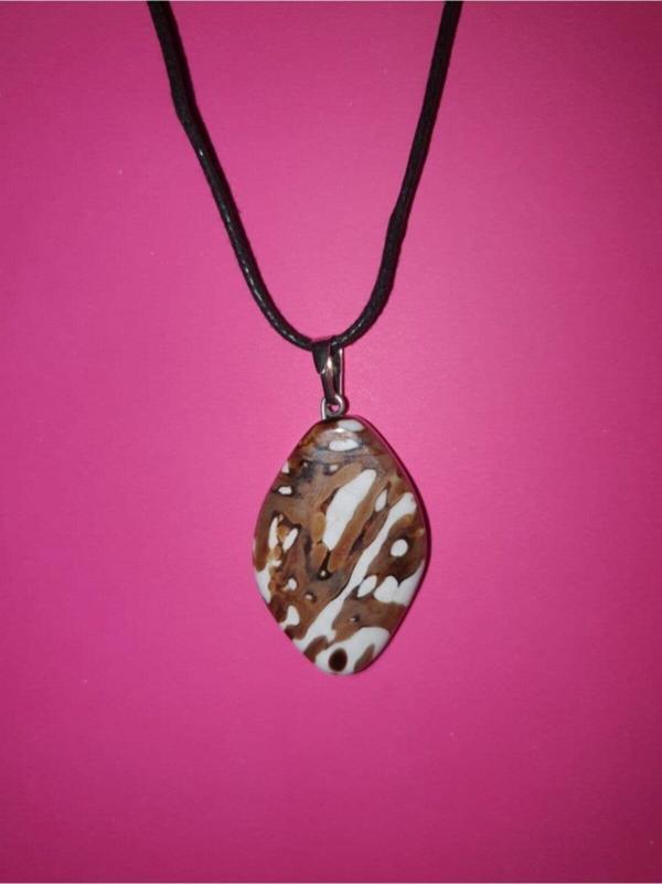 Sertifikalı Akik Taşı Kolye Orijinal Doğal Taş - Image 1