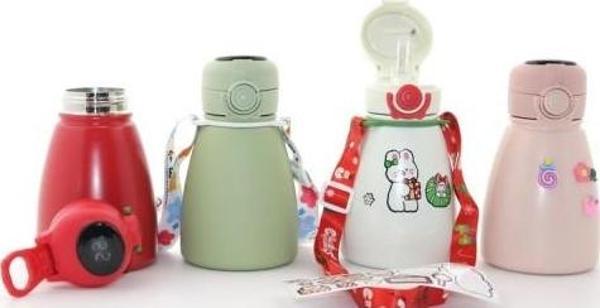 Büro Ev Ofis Yazlık Kamp için 500ML Dijital Göstergeli Çift Katman Termos - Image 1