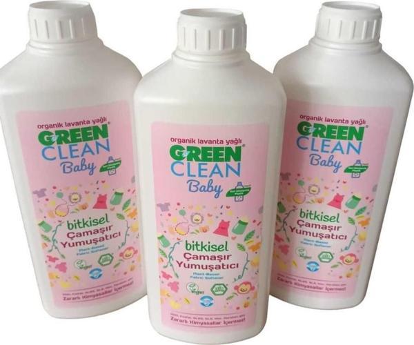 Green Clean Baby Bitkisel Çamaşır Yumuşatıcı 1000Ml 3Lü Set - Image 1