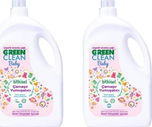Green Clean Baby Bitkisel Yumuşatıcı 2x 2750 ml Lavanta - Image 1