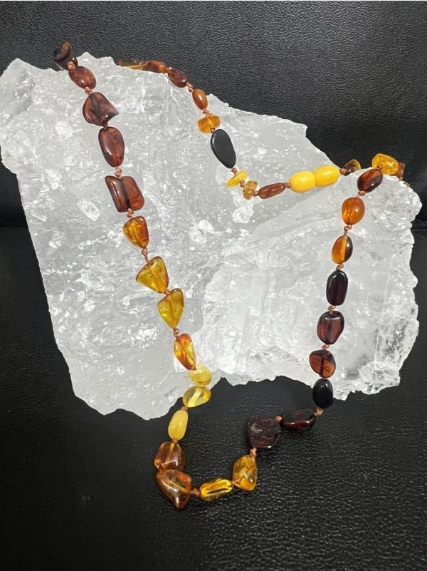 Gümüştel El Sanatları Kehribar Kolye - Image 1