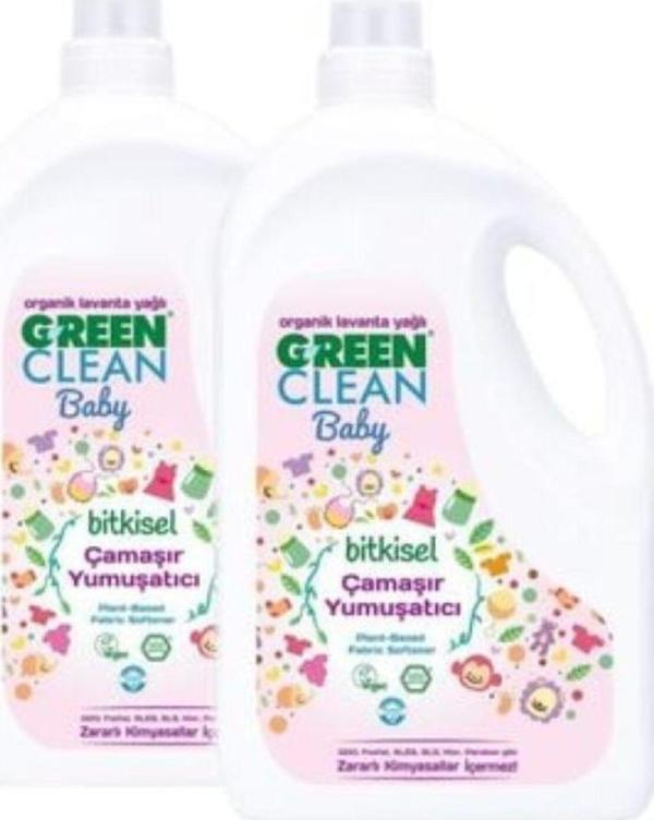 Green Clean Baby Bitkisel Yumuşatıcı 2,75 Lt 2'li Set - Image 1