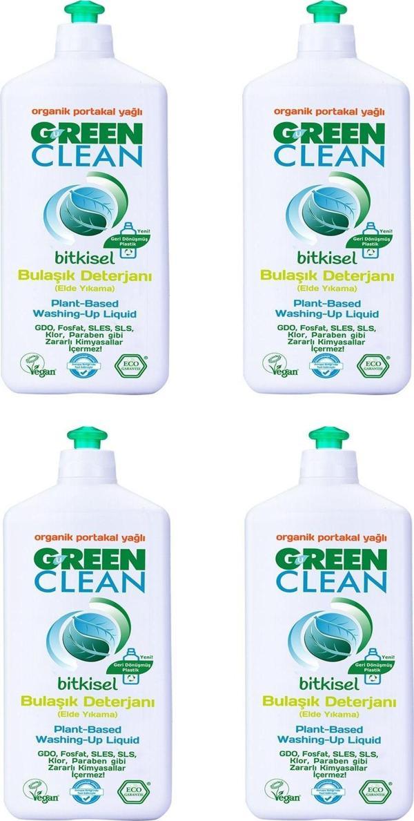 Green Clean Bulaşık Deterjanı 730 ml 4' Lü Set - Image 1