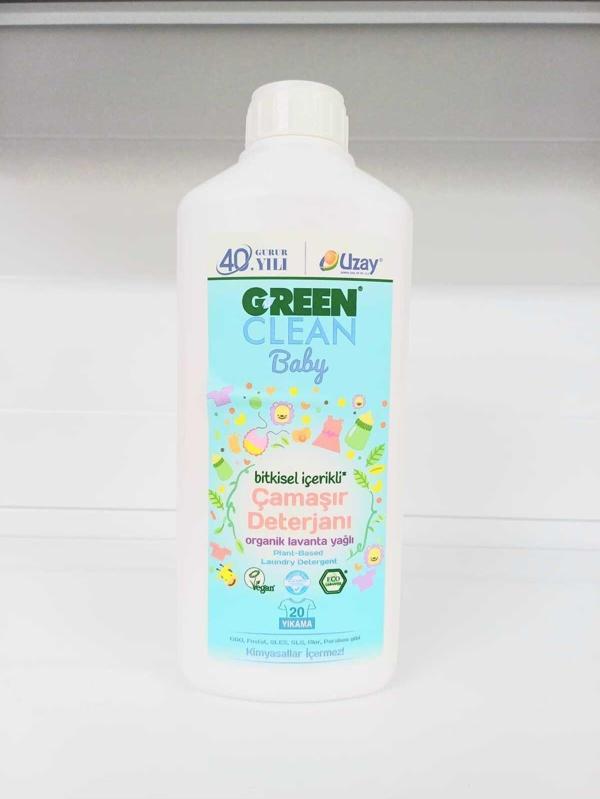 Green Clean Baby Bitkisel Lavanta Yağlı Çamaşır Deterjanı 1000 ml - Image 1