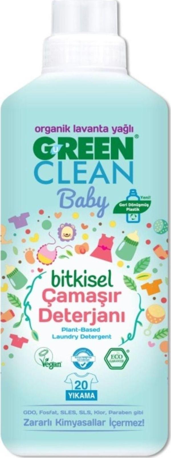 Green Clean Baby Bitkisel Çamaşır Deterjanı 1000ml - Image 1