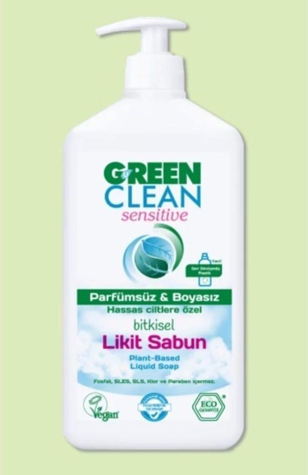 Green Clean Organik Portakal Yağlı Bitkisel Likit Sabun (500 Ml) - Image 1