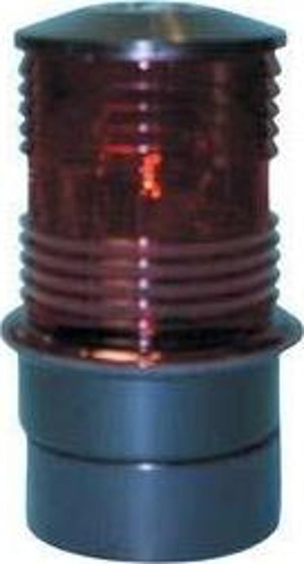 Arıza feneri, 360° kırmızı, 12V/10W. 12 metreye kadar teknelere uygun - Image 1