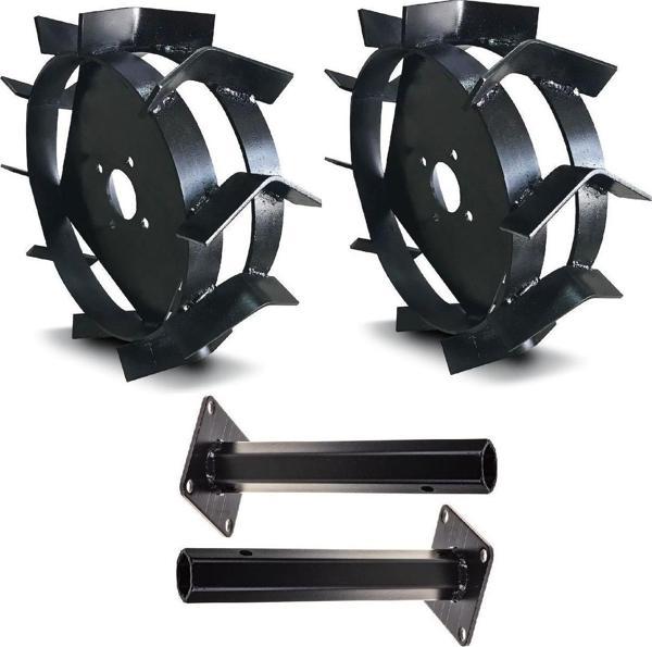Çapa Makinaları Demir Teker Ve Aks Takımı 400x8-32 mm - Image 1
