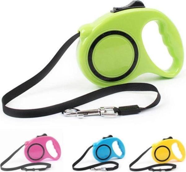 Petlove 5 Metre Otomatik Uygun Kedi Köpek Tasması Gezdirme Kayışı Karışık Renk - Image 1