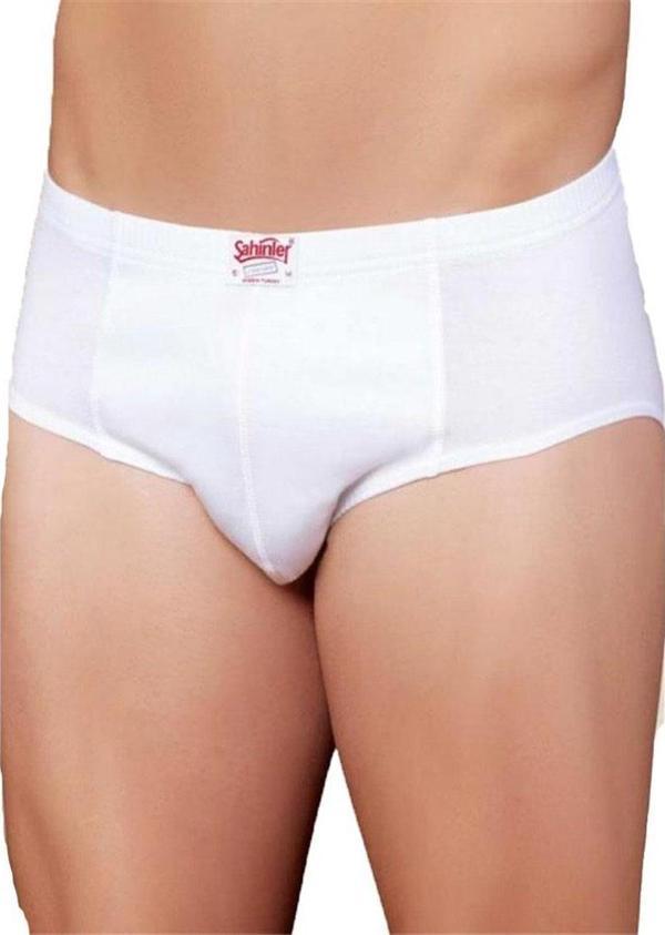 6 lı Paket Şahinler Erkek Penye Slip Külot Pamuklu E009 - Image 1