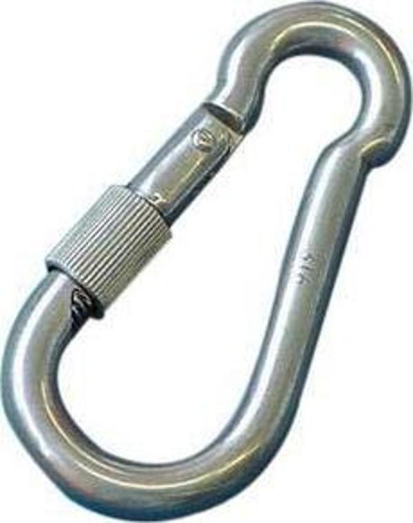 Sustalı kilit,emniyetli, AISI 316 paslanmaz çelik 10 mm - Image 1