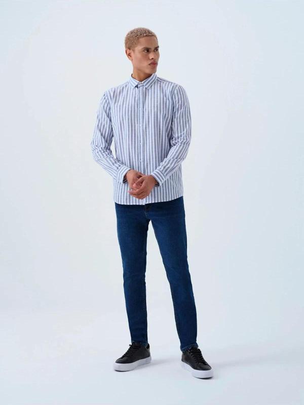 Loft Justin Torıno Dark Wash Erkek Jean Pantolon LF2039444 - Image 1