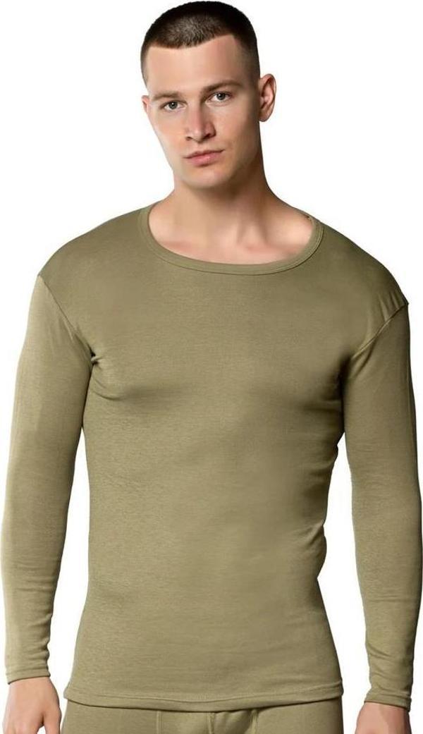 Gümüş Erkek Termal Fanila Atlet Üst İçlik Uzun Kollu - Image 1