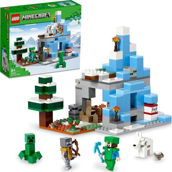 Lego® Minecraft® Donmuş Tepeler 21243-8 Yaş Ve Üzeri Çocuklar Için Oyunun Buzlu Biyomunu İçeren Oyun - Image 1