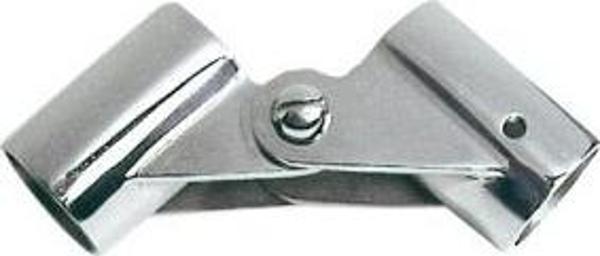 Tente üst köşe bağlantı parçası. Parlak AISI 316 paslanmaz çelik 25 mm - Image 1