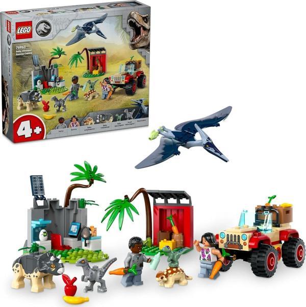 Lego Jurassic World Yavru Dinozor Kurtarma Merkezi 76963 – 4 Yaş Ve Üzeri Çocuklar Için Yaratıcı Oyu - Image 1