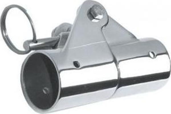 Tente üst köşe bağlantı parçası. Parlak AISI 316 paslanmaz çelik 30 mm - Image 1
