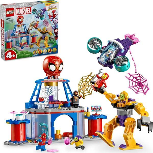 Lego® Marvel 4+ Spidey Takımı Ağ Örücü Karargahı 10794-4 Yaş Ve Üzeri Çocuklar Için 5 Minifigür İçer - Image 1