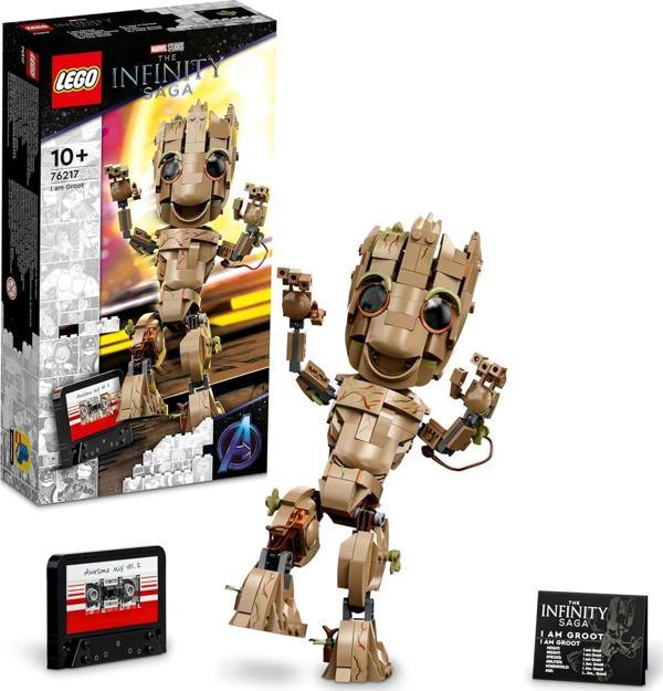 Lego® Marvel Ben Groot 76217-10 Yaş Ve Üzeri Çocuklar Için Koleksiyonluk Bebek Groot Yapım Ve Sergil - Image 1