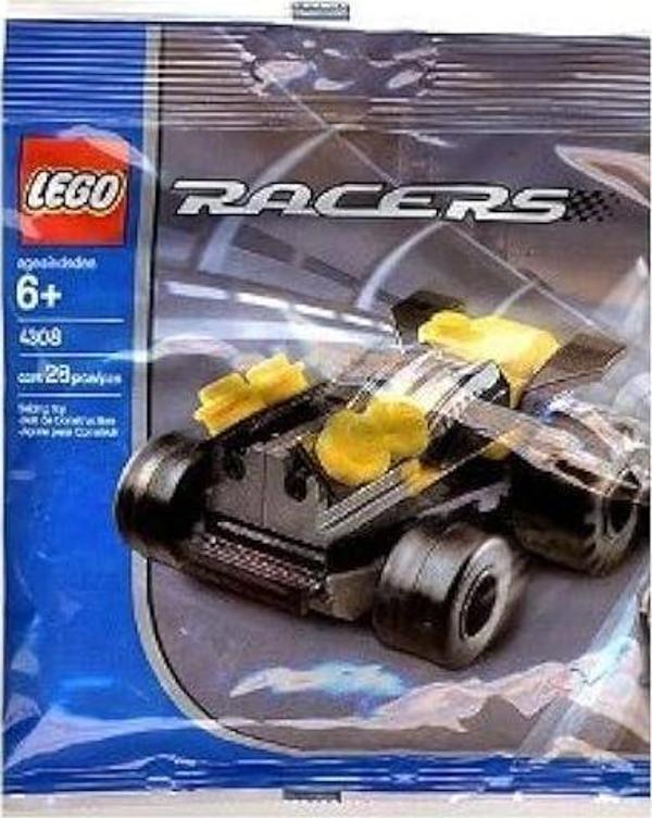 Lego Racers Mini Set 4308 Yellow Racer - Image 1