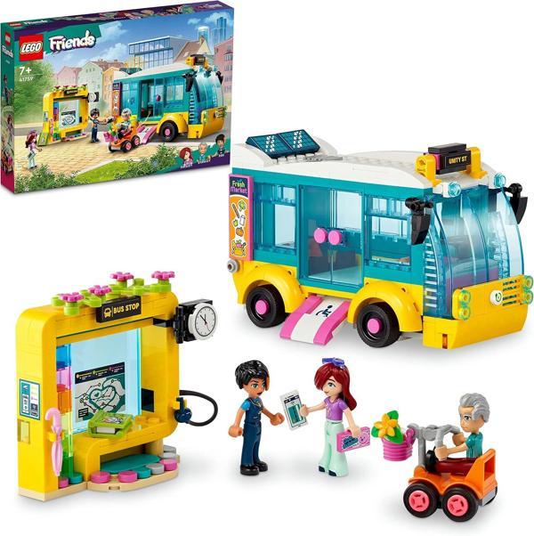 Lego® Friends Heartlake City Otobüsü 41759-7 Yaş Ve Üzeri Çocuklar Için İnşa Edilebilen Otobüs, Otob - Image 1