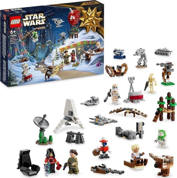 Lego® Star Wars™ Yılbaşı Takvimi 2023 75366-6 Yaş Ve Üzeri Star Wars Seven Çocuklar Için 9 Karakter  - Image 1