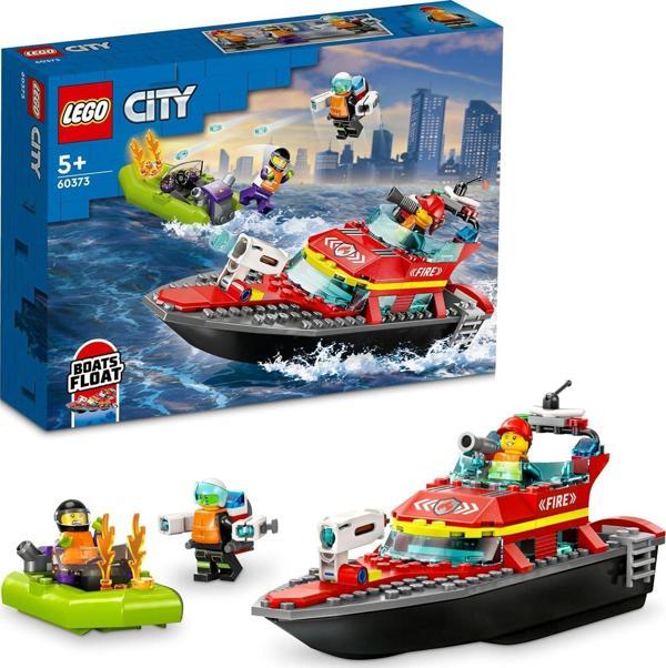 Lego® City İtfaiye Kurtarma Teknesi 60373-5 Yaş Ve Üzeri Uygulamalı Oyunları Seven Çocuklar Için Oyu - Image 1