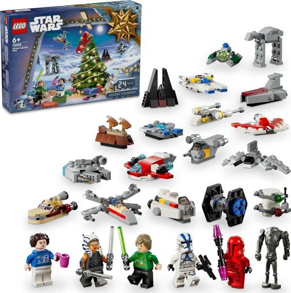 Lego Star Wars 2024 Yılbaşı Takvimi 75395, 6 Yaş Ve Üzeri Çocuklar Için İnşa Edilebilen Yılbaşı Tema - Image 1