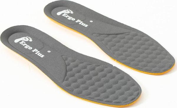 ErgoPlus 109 Gri Lacos Logolu - Yumuşak Ortopedik Konfor Tabanlığı | Erkek & Kadın Rahat Tabanlık - Image 1