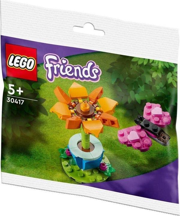 Lego Friends Bahçe Çiçeği Ve Kelebek Şeffaf Torba Seti 30417 (Torbalı) - Image 1