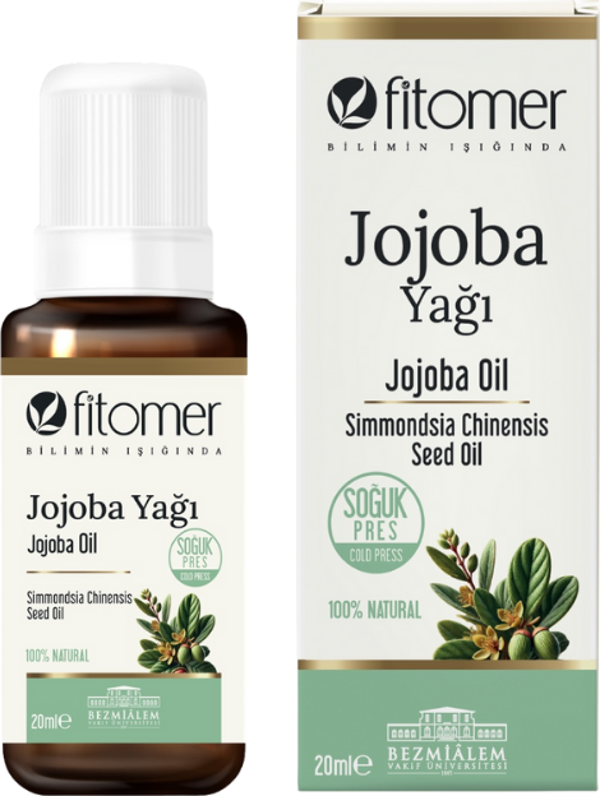 Fitomer Jojoba  Yağı %100 Doğal Soğuk Sıkım 20 ML - Image 1