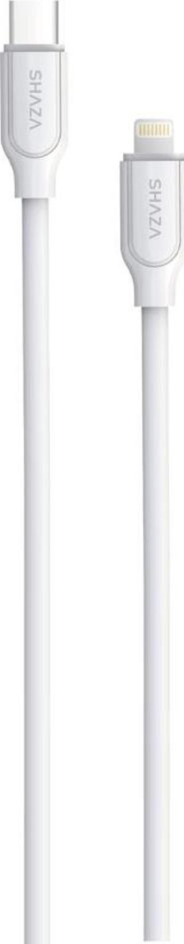 Shaza USB C- Lightning 1M 27W Destekli Şarj ve Data Kablosu SG2002L/WT - Image 1