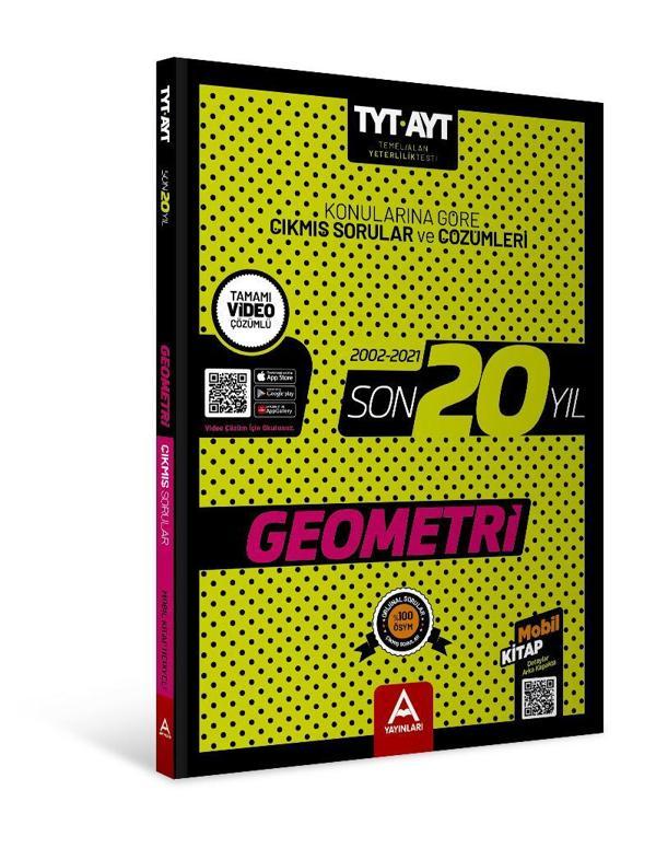A Yayınları Tyt Ayt Geometri Son 20 Yıl Soru Ve Çözümleri - A Yayınları - Image 1