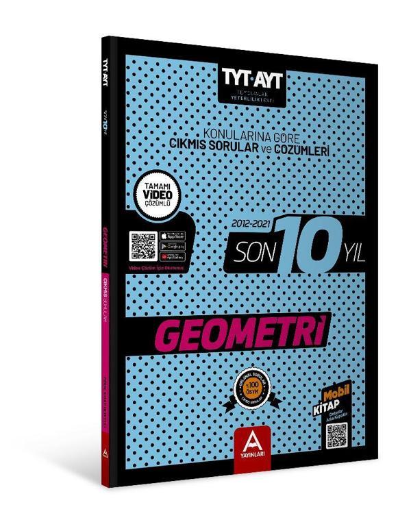 A Yayınları Tyt Ayt Geometri Son 10 Yıl Soru Ve Çözümleri - A Yayınları - Image 1