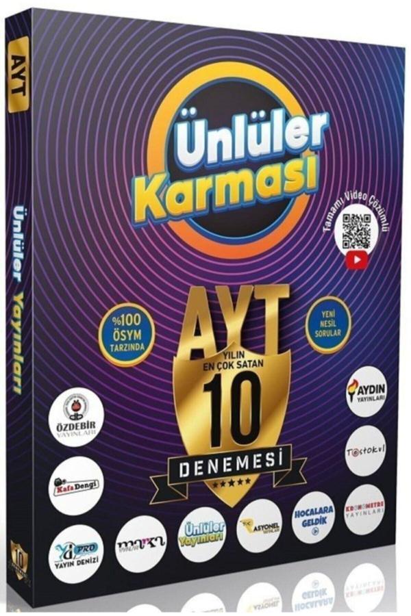 Ünlüler Karması Yayınları Ayt 10 Deneme 2021 Model - Ünlüler Karması Yayınları - Image 1