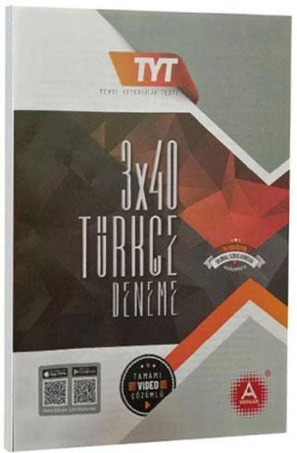 A Yayınları 3*40 Çıkmış Soru Türkçe Denemesi - A Yayınları - Image 1