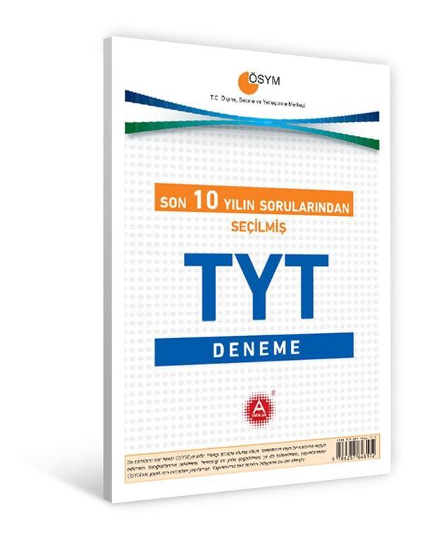 A Yayınları Son 10 Yılın Sorularından Seçilmiş Tyt Deneme - A Yayınları - Image 1