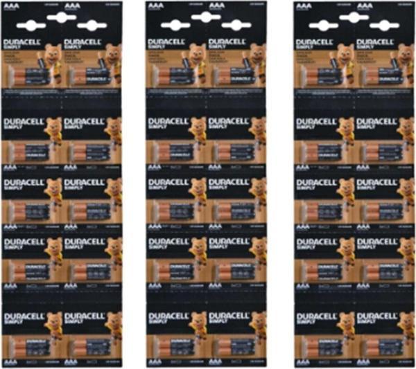 Duracell AAA Alkalin İnce Kalem Pil 20'li Kartela 3 Paket - Image 1