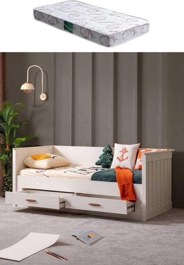 Karyola, Leton Çekmeceli Karyola + Comfort Yatak - Image 1