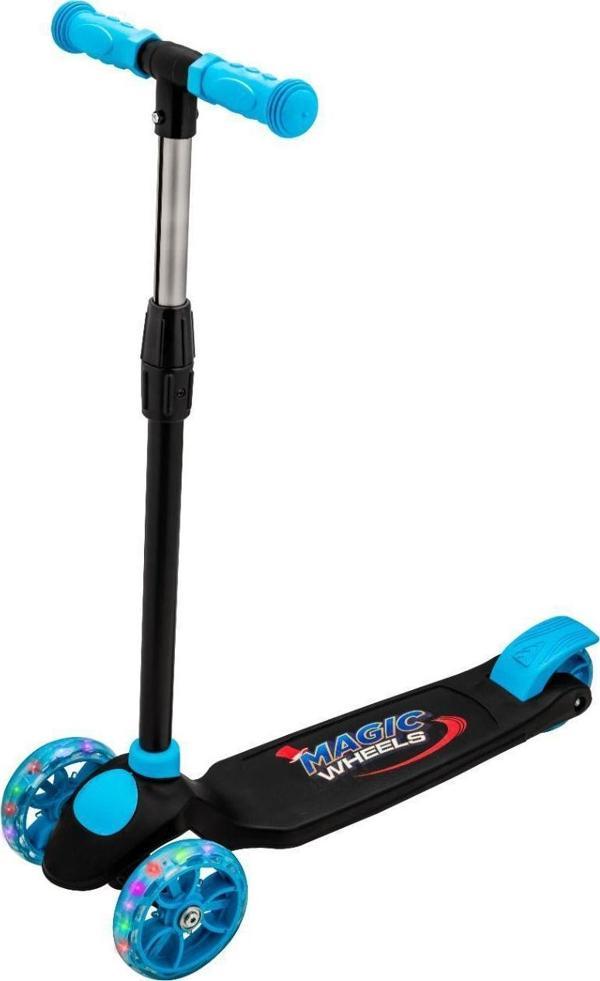 MAGİC WHEELS IŞIKLI MAVİ 6+ YAŞ SCOOTER - Image 1