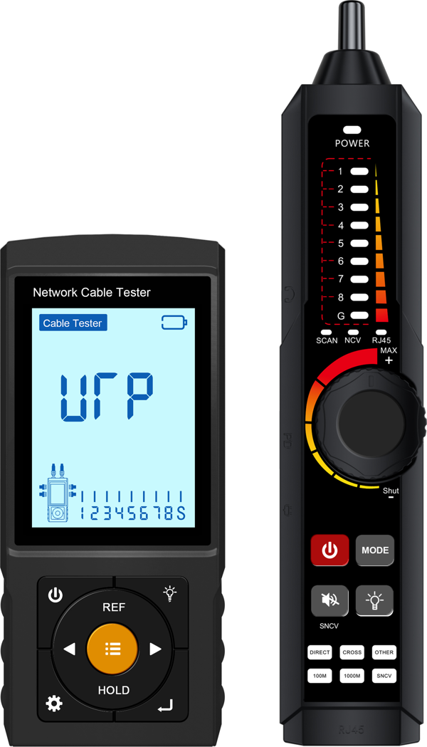 3 İnch Rechargeable Network Cable Tester, Rj45tdr Cable Tester + Digital Cable Tracer +visualfault Locator + Optical Pow - Image 1