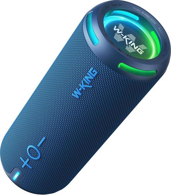 W-KING D320 Bluetooth Hoparlör, 40W 360° Surround Boombox, 24 Saate Varan Çalma Süresi, IP67, Kablos - Image 1