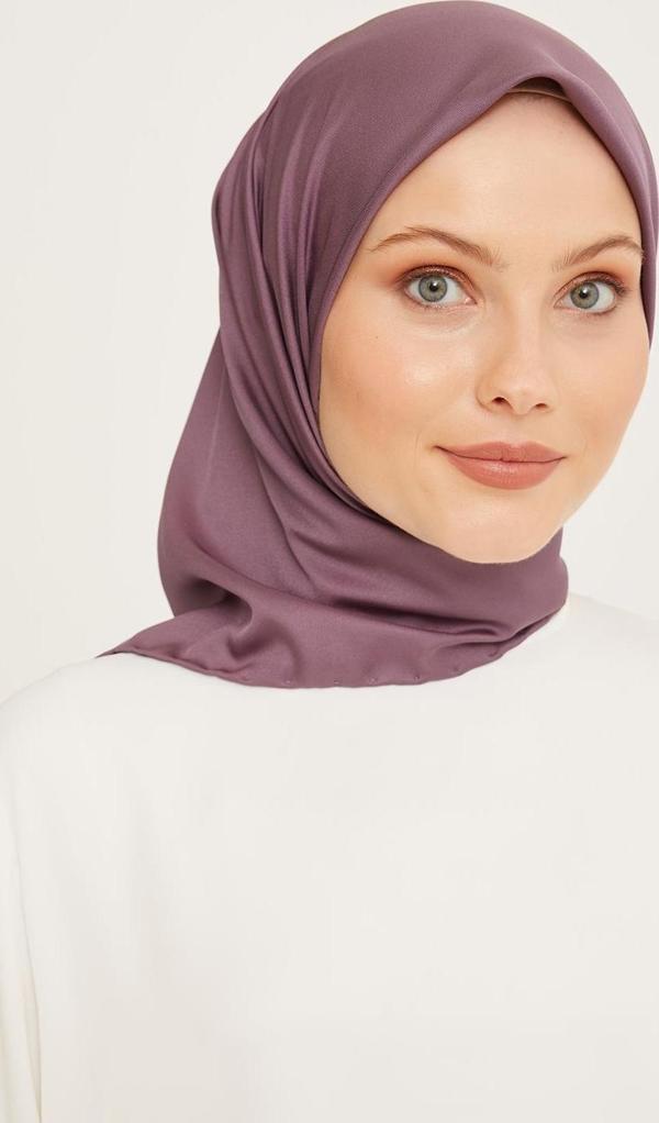 Armine Sport twill (tivil) Eşarp Düzrenk Lavanta Mor - Image 1