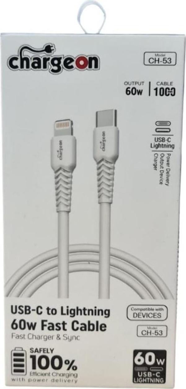 60 W TYPE-C - Lighting Hızlı Şarj Kablosu  1 Metre - Image 1