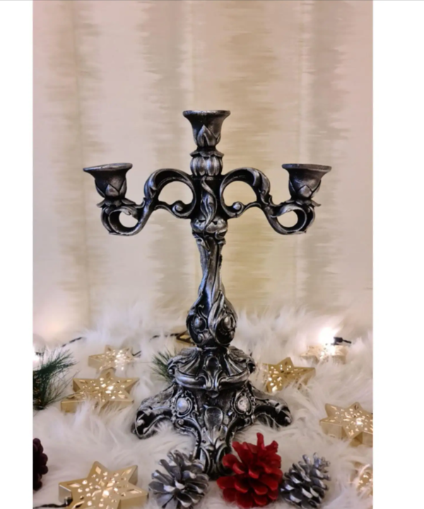 Büyük Polyester Şamdan 36 cm  - Image 1