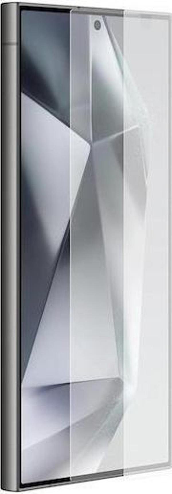 Samsung Galaxy S24 Ultra ile Uyumlu MAT Esnek Nano Kırılmayan Ekran Koruyucu - Image 1