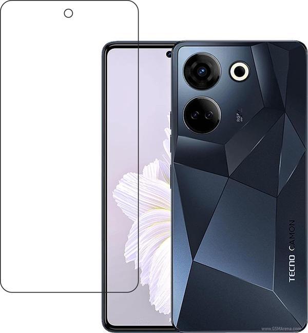 Camon 20 Pro ile Uyumlu MAT Esnek Nano Kırılmayan Ekran Koruyucu - Image 1