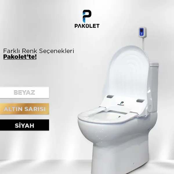 PAKOLET SENSÖRLÜ HİJYENİK KLOZET KAPAĞI - Image 1