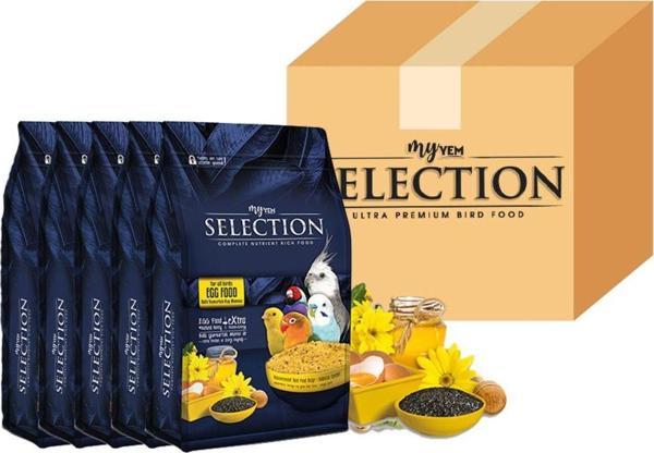 My Yem Selection Egg Islak Ballı Yumurtalı Mama 1Kg ( 5 Li Paket ) - Image 1
