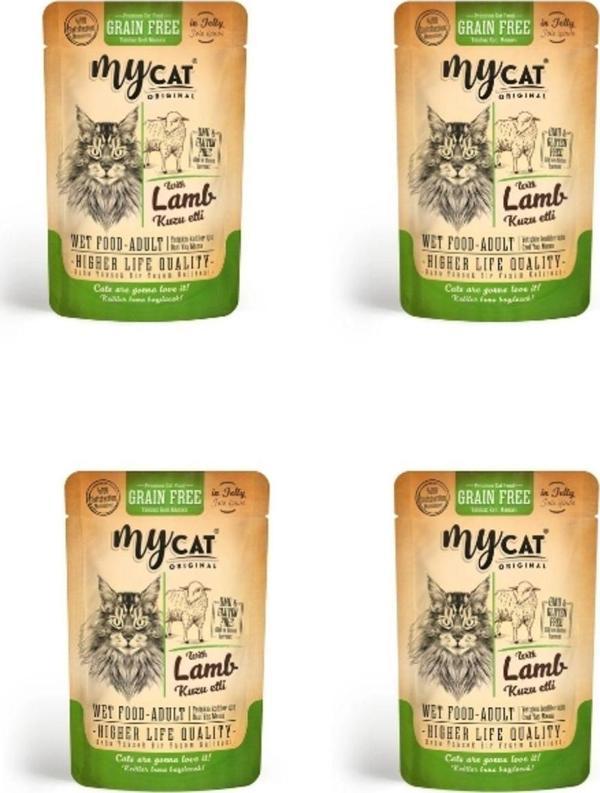 My Cat 4054-Mycat Kuzuetli Pouch Yaş Mama 85Gr(4Adet) - Image 1